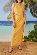 Vestido Hanette - Azafrán