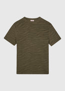 Camiseta Terry Jacquard - Verde Oliva