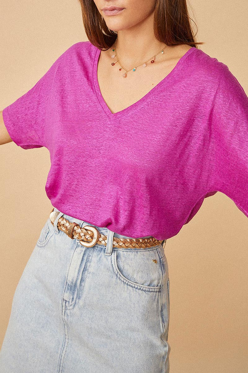 Tee Shirt Hanina - Dahlia