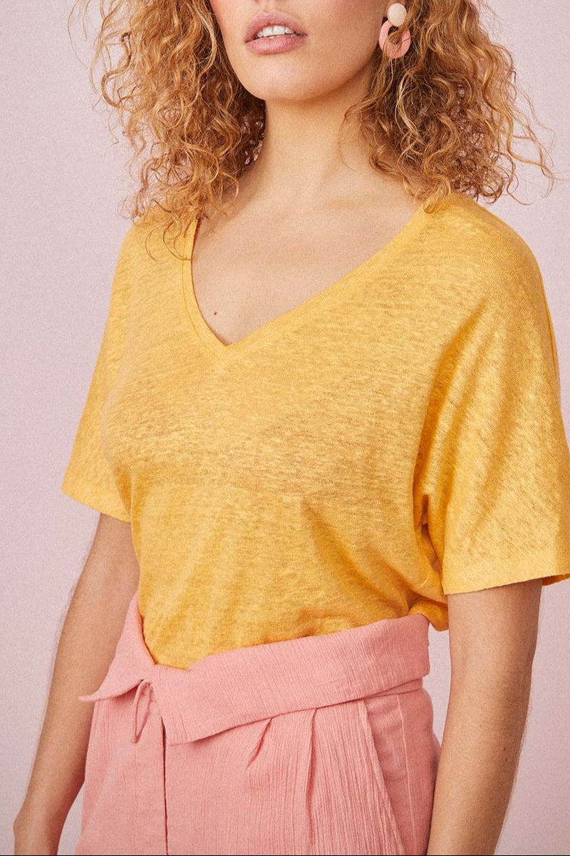 Camiseta Hanina - Azafrán