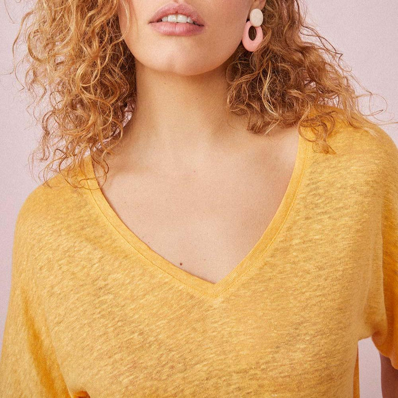 Camiseta Hanina - Azafrán
