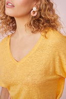 Camiseta Hanina - Azafrán