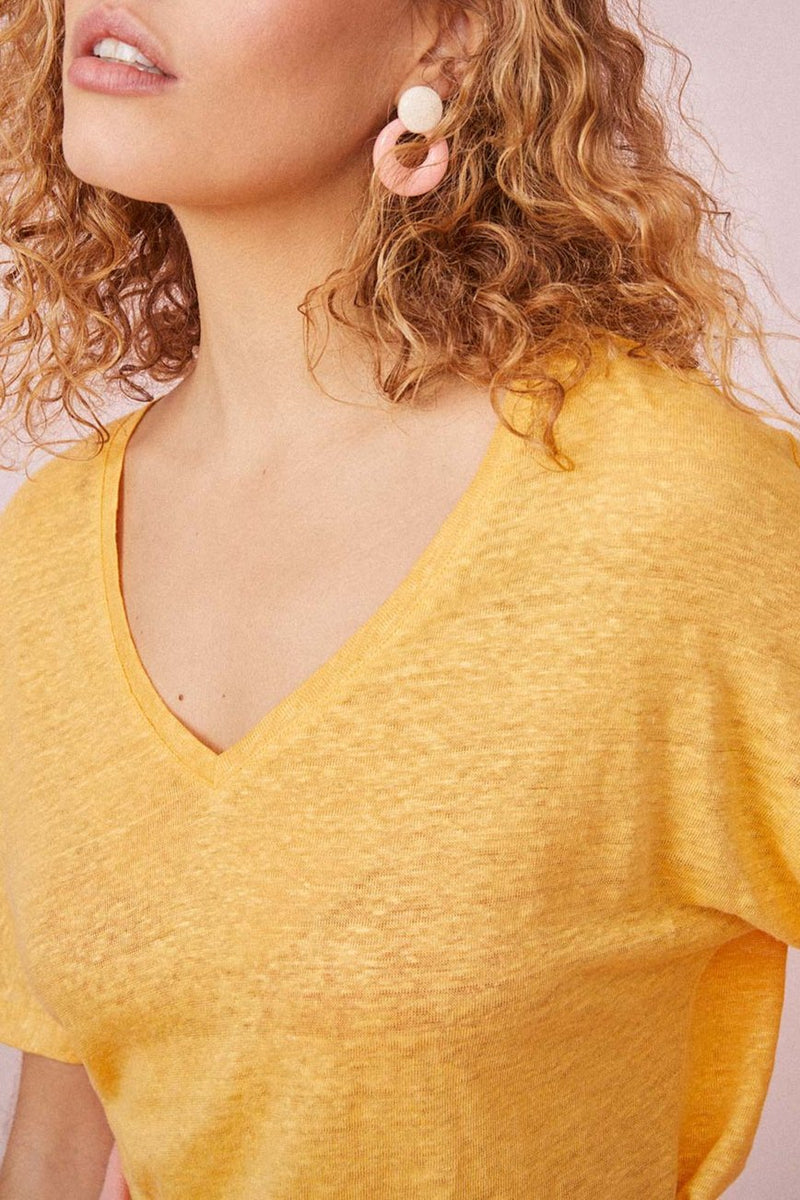 Camiseta Hanina - Azafrán