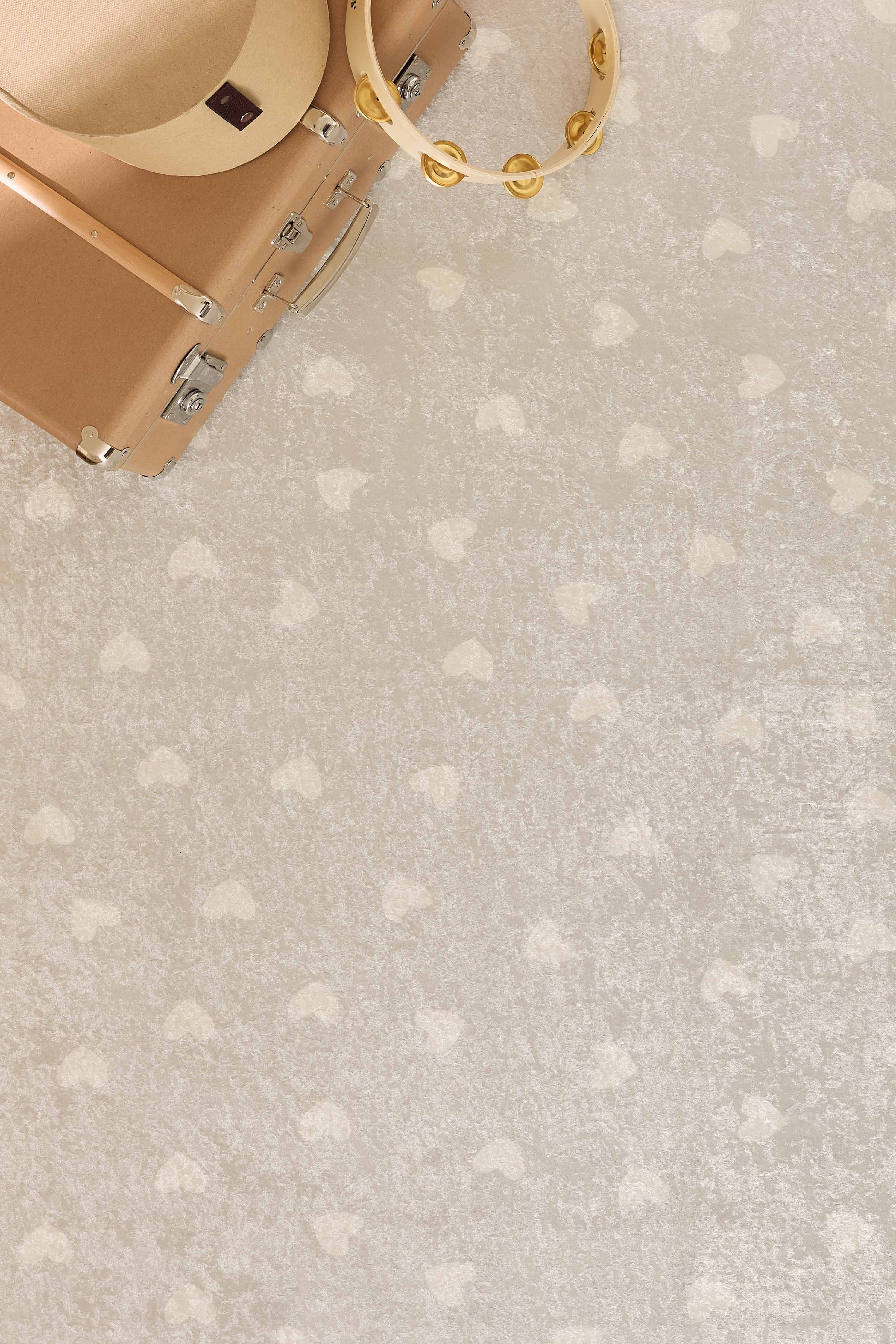 Happy - Tapis D'Intérieur - Polyester Imprimé - Beige