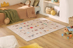 Happy - Tapis D'Intérieur - Polyester Imprimé - Beige