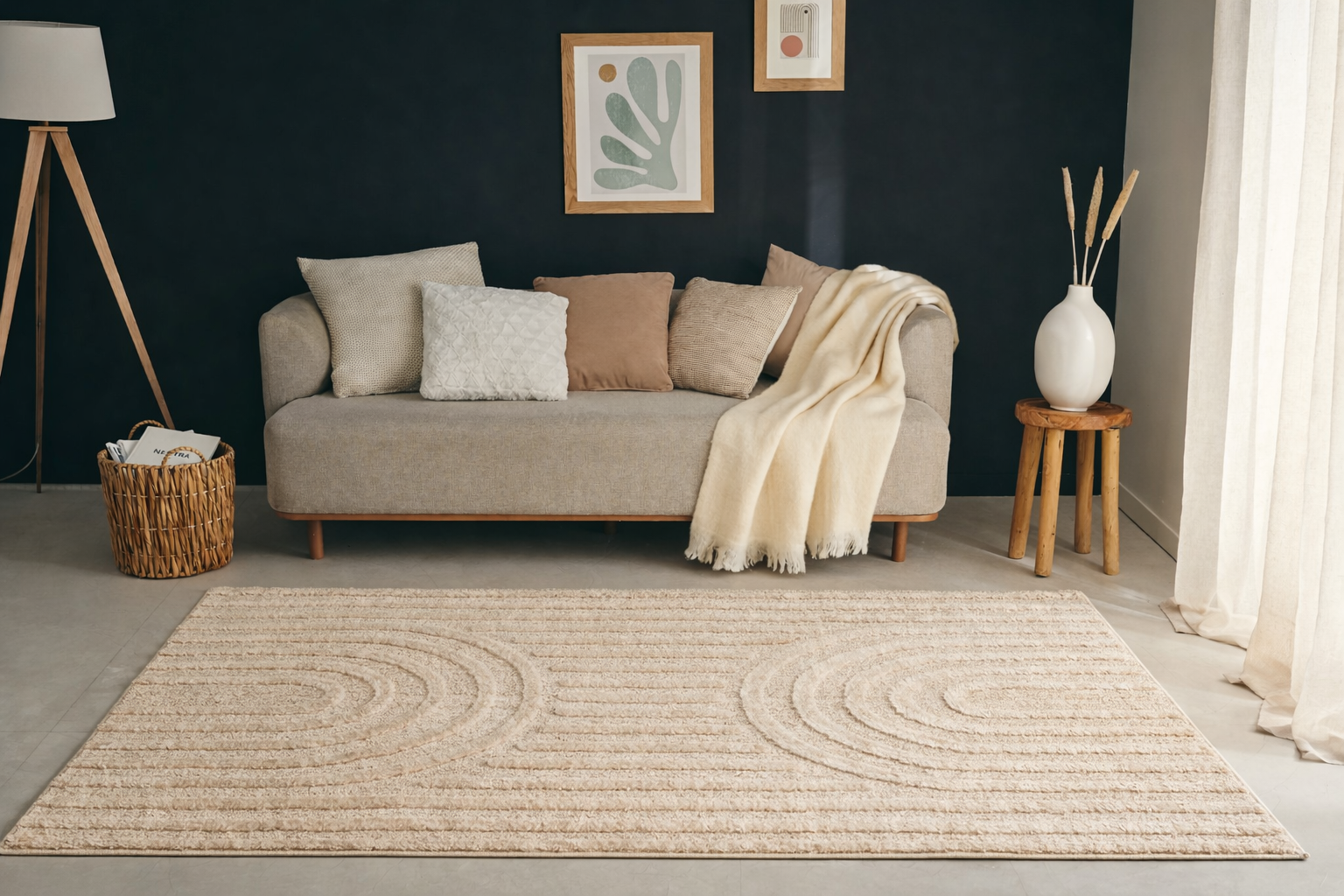 Harmonie - Tapis D'Intérieur - Polypropylène - Beige