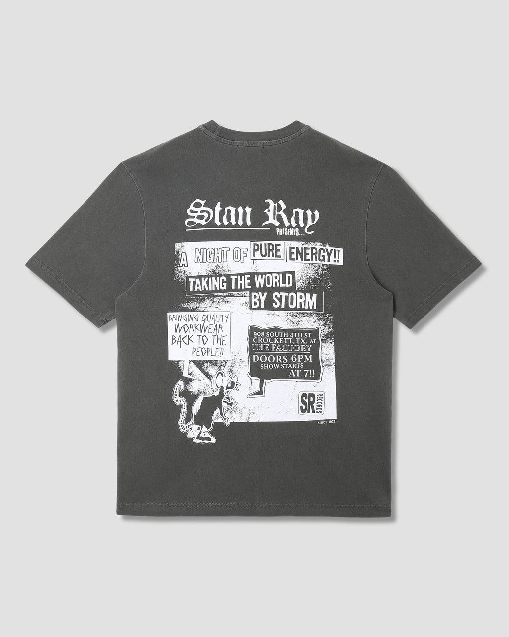 Hardcore Tee - Washed Black