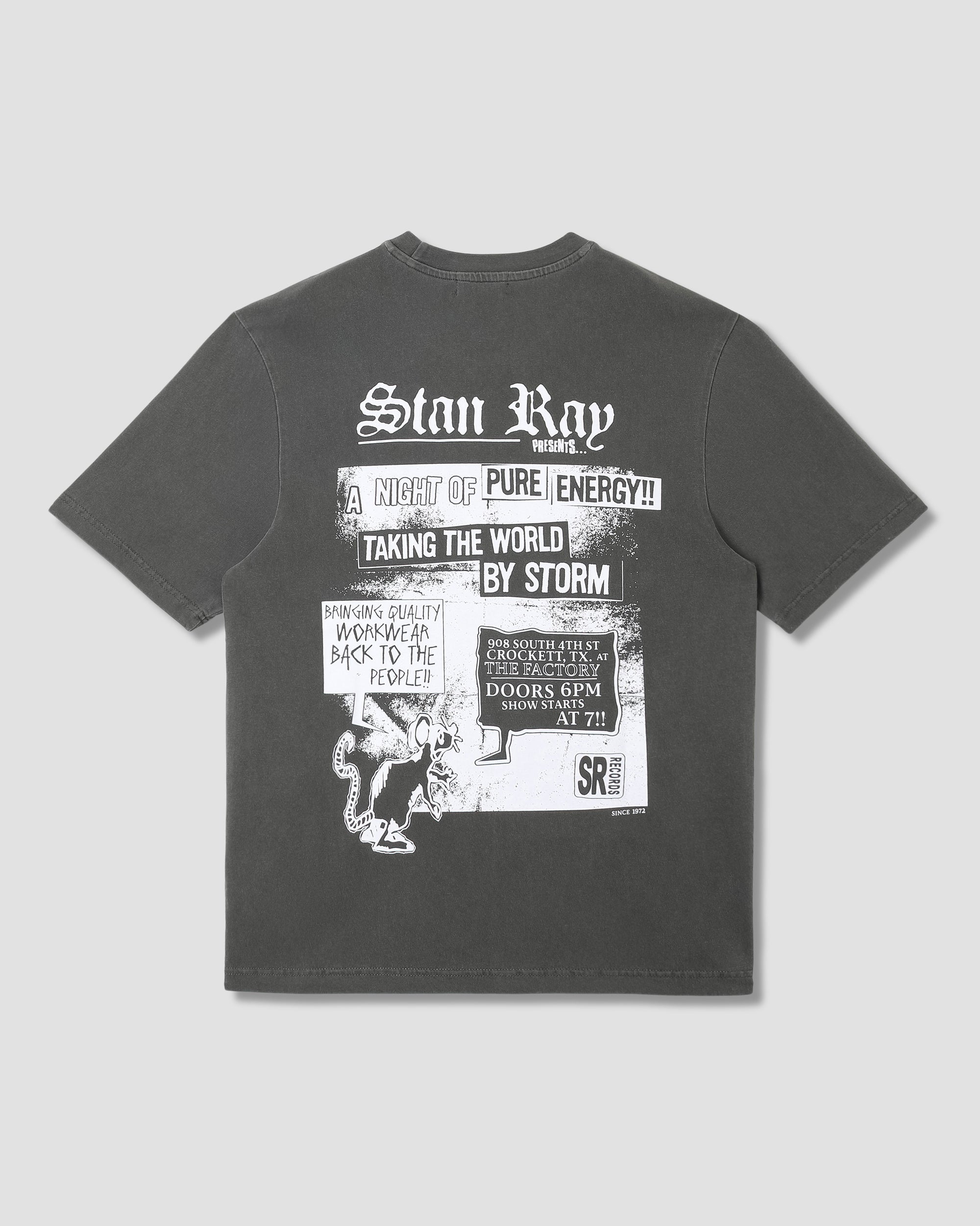 Hardcore Tee - Washed Black