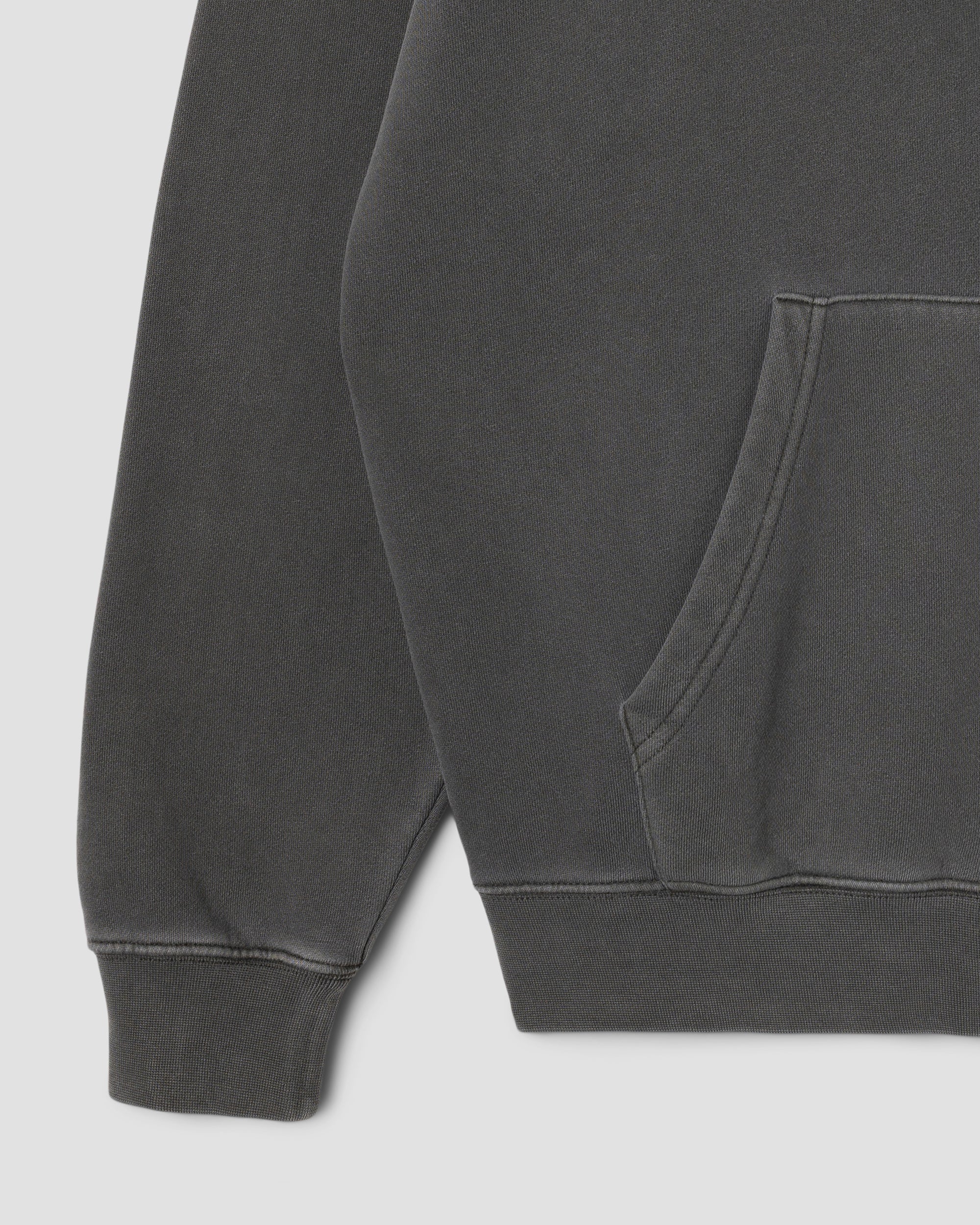 Hardcore Zip Hood - Washed Black