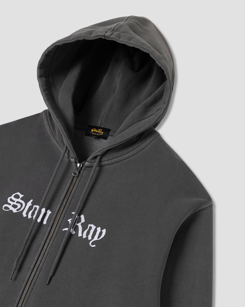 Hardcore Zip Hood - Washed Black