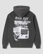 Hardcore Zip Hood - Washed Black