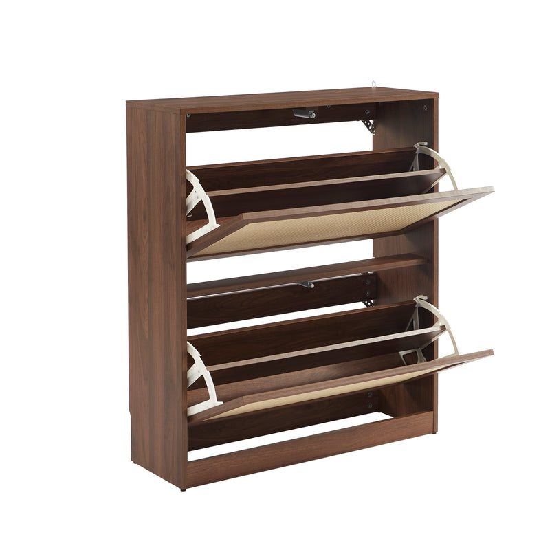 Meuble À Chaussures - Haria - Effet Noyer