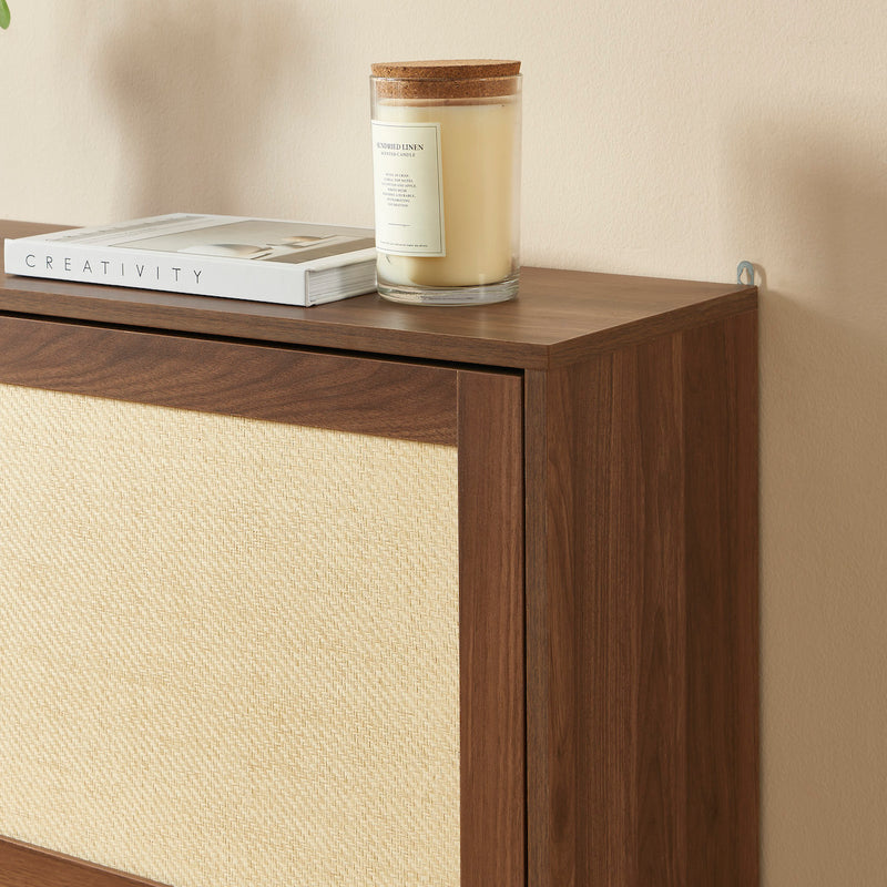 Meuble À Chaussures - Haria - Effet Noyer