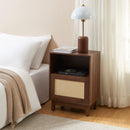 Table De Chevet - Haria - Effet Noyer