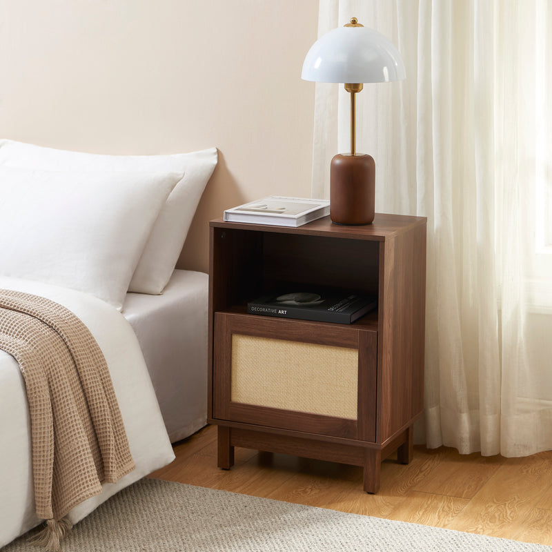 Table De Chevet - Haria - Effet Noyer