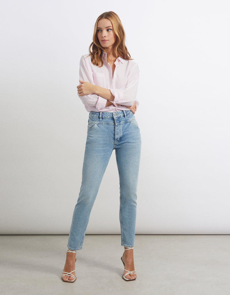 Reiko - Mom Harry Jeans - Denim B-452 - Woman