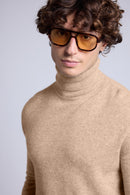 Pull Col Roule Harry - Beige Creme - Homme