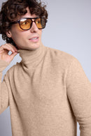 Pull Col Roule Harry - Beige Creme - Homme