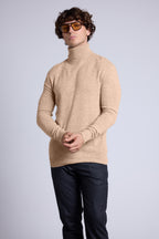 Pull Col Roule Harry - Beige Creme - Homme