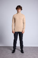 Pull Col Roule Harry - Beige Creme - Homme