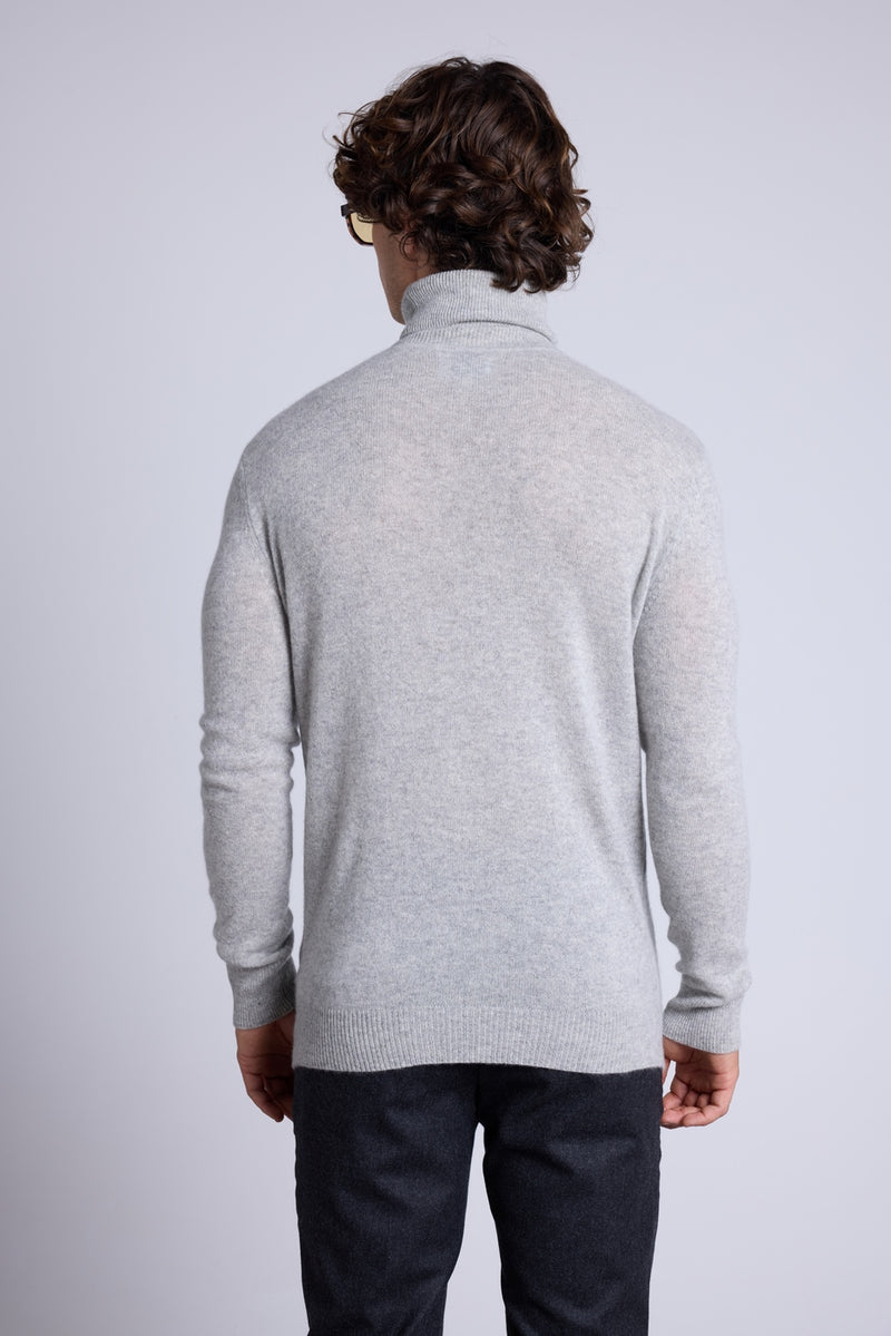Pull Col Roule Harry - Gris Clair - Homme