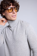 Pull Col Roule Harry - Gris Clair - Homme
