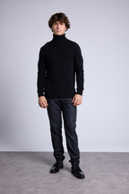 Pull Col Roule Harry - Noir - Homme