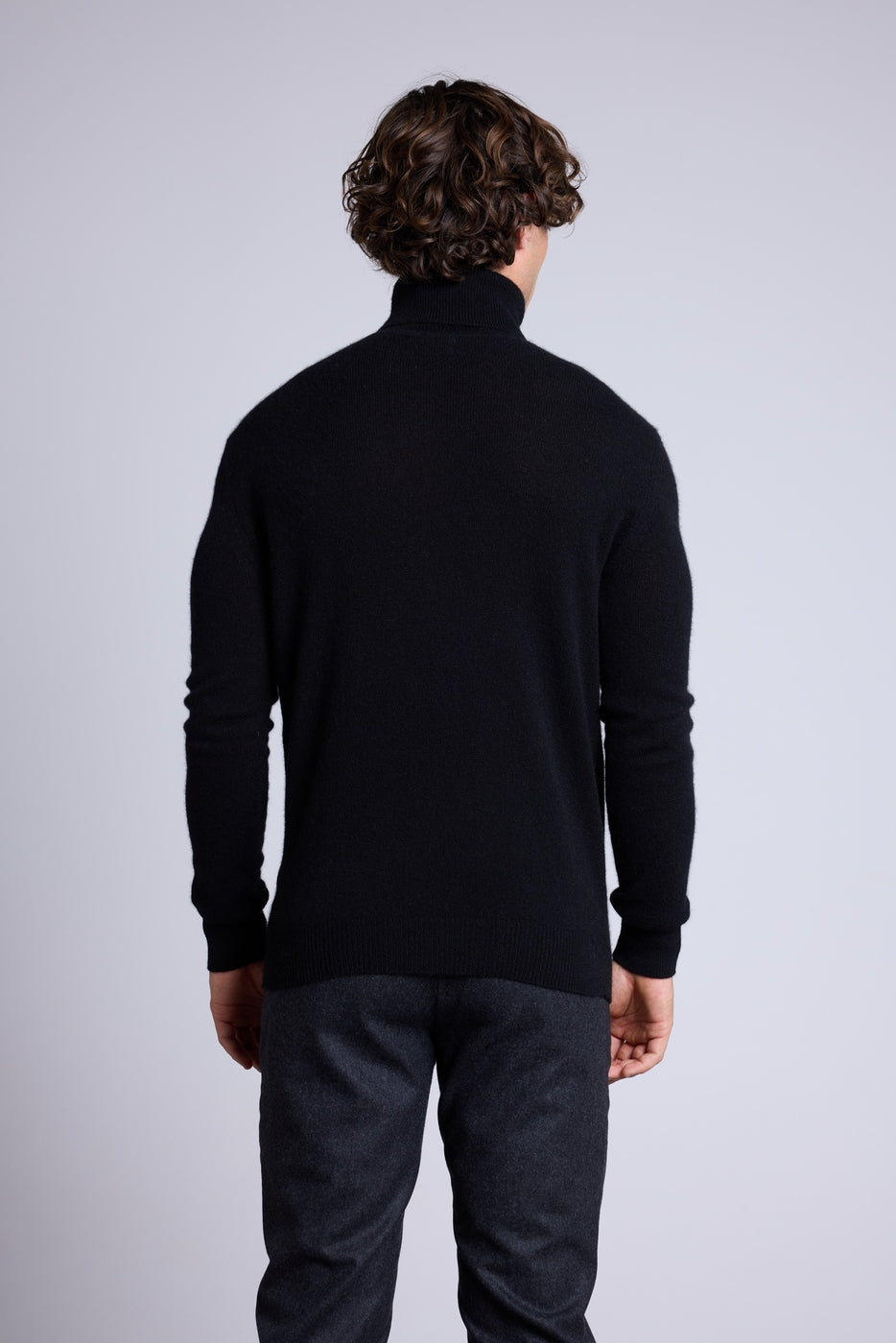 Pull Col Roule Harry - Noir - Homme