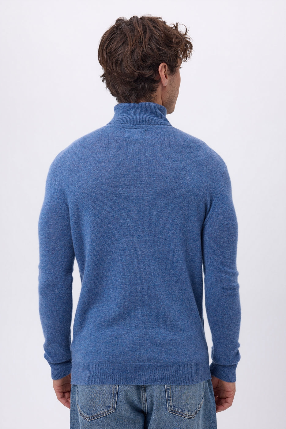 Harry Roll-Neck - Denim Blue - Men