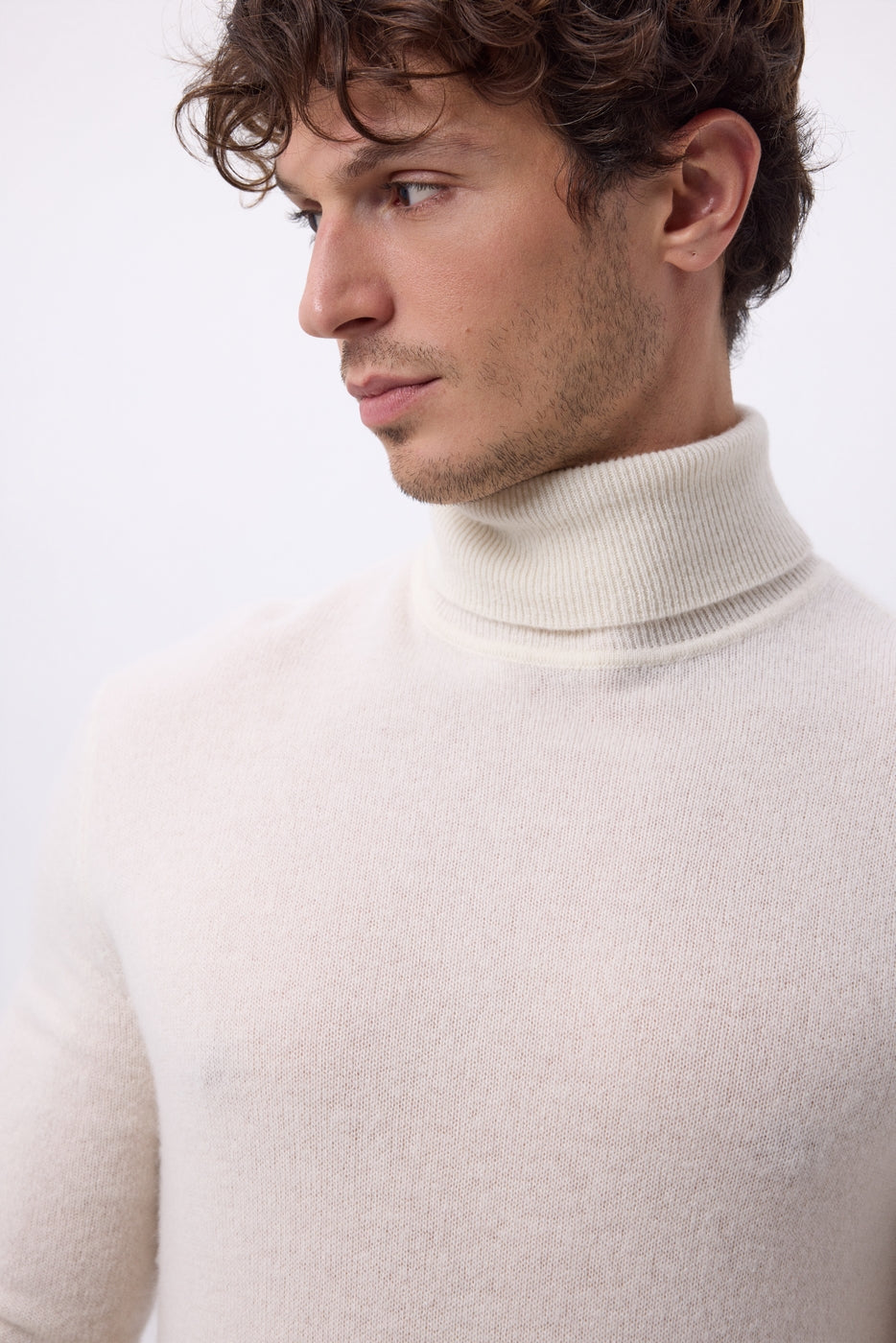 Col Roule Harry - Blanc - Homme