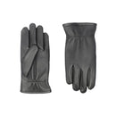 Gants Harry Cuir Doublés Lapin - Noir - Homme