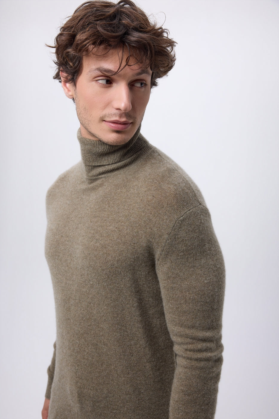 Col Roule Harry - Khaki Chine - Homme