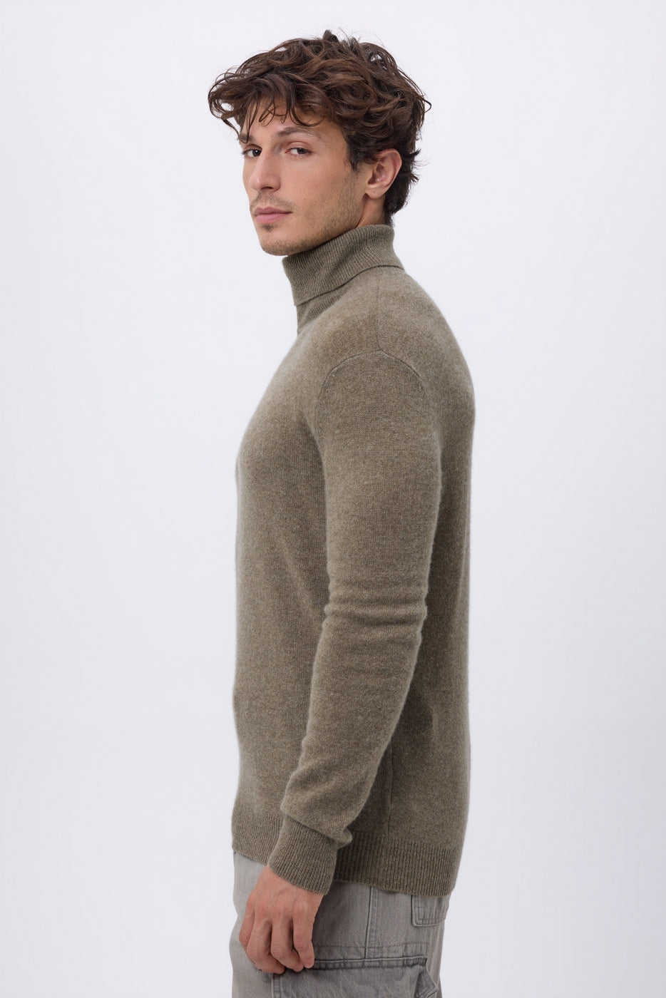 Col Roule Harry - Khaki Chine - Homme
