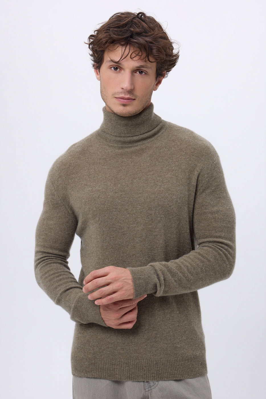 Col Roule Harry - Khaki Chine - Homme