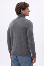 Harry Roll Neck - Dark Grey - Men