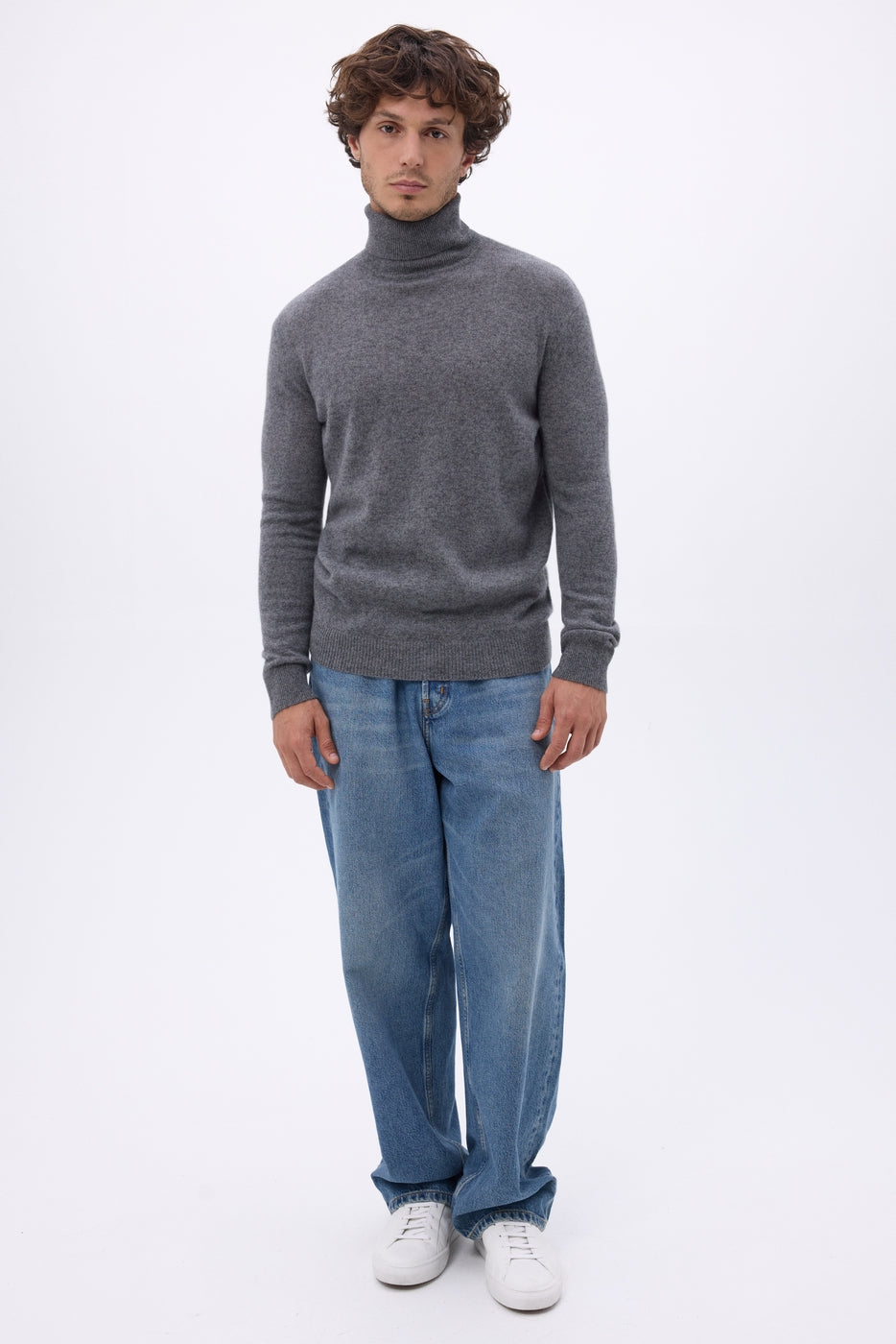 Harry Roll Neck - Dark Grey - Men