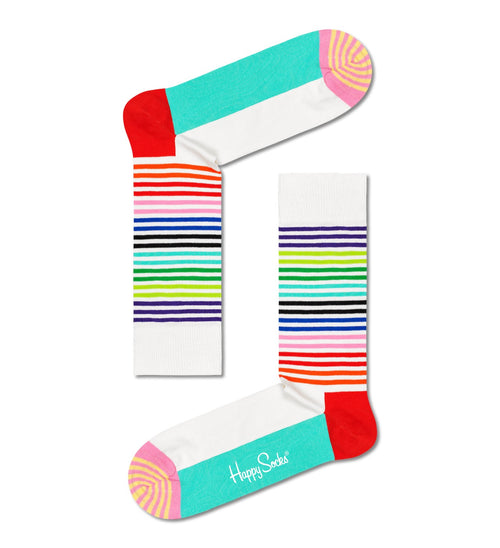 Half-Stripe Socks - Mixed