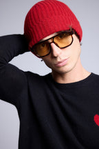 Gorro unisex Hat - Rojo burdeos - Mixto