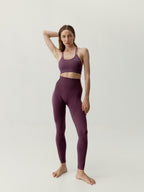 Hatha Leggings - Beetroot - Women