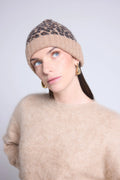 Bonnet Unisexe Leopard Hat - Beige Leopard - Mixte