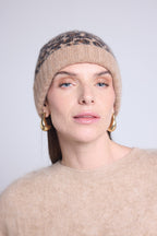 Bonnet Unisexe Leopard Hat - Beige Leopard - Mixte