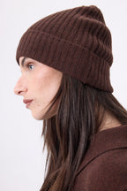 Muts Hat - Chocoladebruin - Unisex - 100% Kasjmier