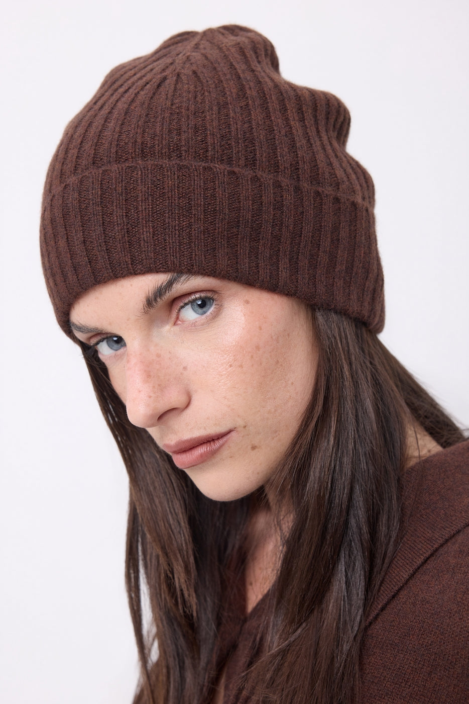 Muts Hat - Chocoladebruin - Unisex - 100% Kasjmier