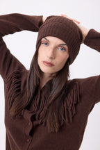 Muts Hat - Chocoladebruin - Unisex - 100% Kasjmier