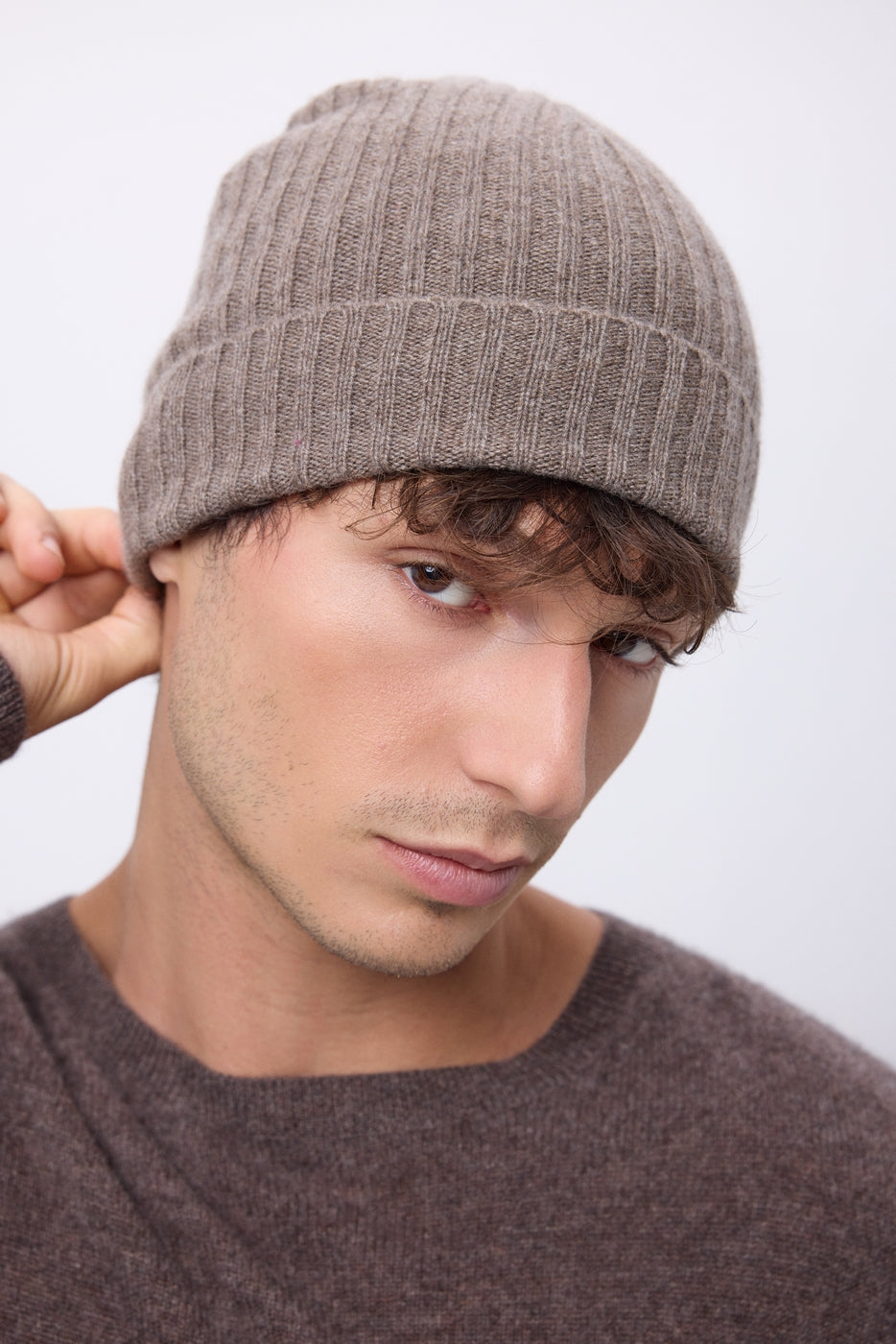 Gorro Hat - Avellana - Unisex - 100% Cachemira