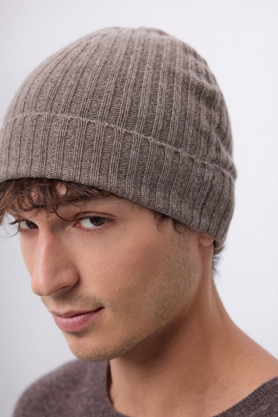 Gorro Hat - Avellana - Unisex - 100% Cachemira