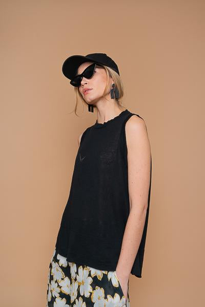 Top - Denza - Negro