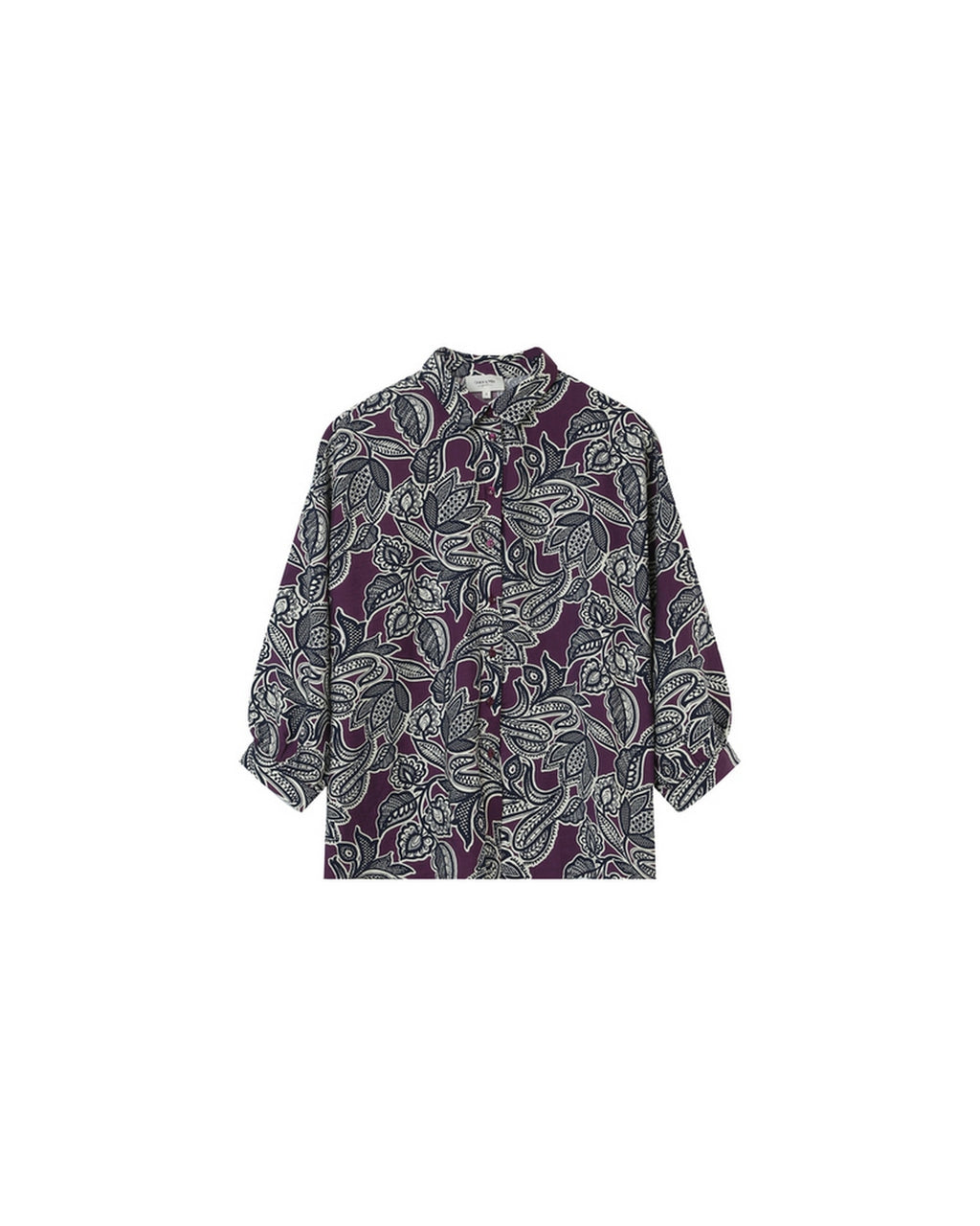 Camisa Hazedine - Ciruela