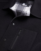 Chaqueta de lana - Negro - Hombre
