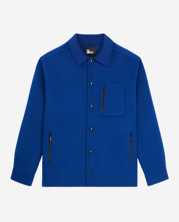 The Kooples - Sobrecamisa De Lana - Azul - Hombre